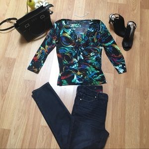 Cable & Gauge blouse, Large